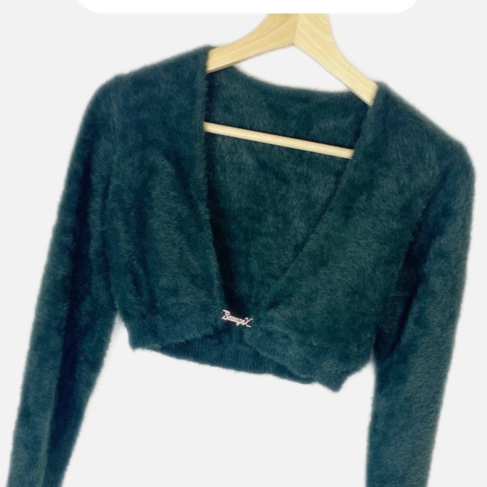 Savage X Fenty Plush Cropped Cardigan, Shrug